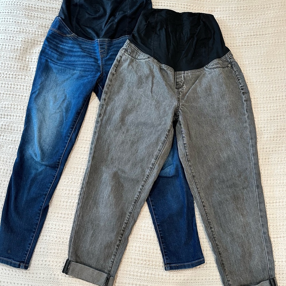 Isabel Maternity Jeans sz 6 (by Ingrid and Isabel) Skinny and Boyfriend style